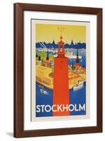 Stockholm-Vintage Posters-Framed Giclee Print