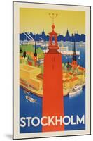 Stockholm-Vintage Posters-Mounted Giclee Print