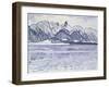 Stockhorn Verschneit, 1913-1914-Ferdinand Hodler-Framed Giclee Print