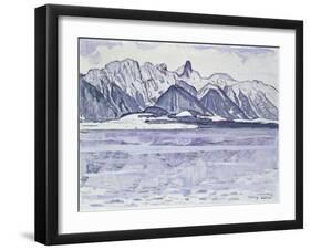 Stockhorn Verschneit, 1913-1914-Ferdinand Hodler-Framed Giclee Print