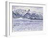 Stockhorn Verschneit, 1913-1914-Ferdinand Hodler-Framed Giclee Print