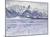 Stockhorn Verschneit, 1913-1914-Ferdinand Hodler-Mounted Giclee Print