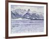 Stockhorn Verschneit-Ferdinand Hodler-Framed Giclee Print