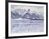 Stockhorn Verschneit-Ferdinand Hodler-Framed Giclee Print