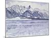 Stockhorn Verschneit-Ferdinand Hodler-Mounted Giclee Print