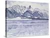 Stockhorn Verschneit-Ferdinand Hodler-Stretched Canvas