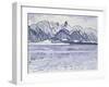 Stockhorn Verschneit-Ferdinand Hodler-Framed Giclee Print