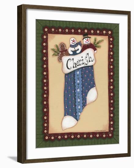 Stocking I Cherish-Debbie McMaster-Framed Giclee Print