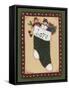 Stocking II Love-Debbie McMaster-Framed Stretched Canvas