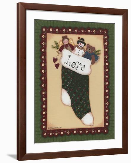 Stocking II Love-Debbie McMaster-Framed Giclee Print