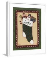 Stocking II Love-Debbie McMaster-Framed Giclee Print