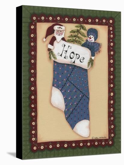 Stocking III Hope-Debbie McMaster-Stretched Canvas