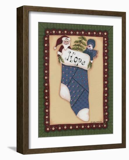 Stocking III Hope-Debbie McMaster-Framed Giclee Print