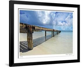 Stocking Island Dock-John Gynell-Framed Giclee Print