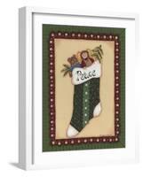 Stocking IV Peace-Debbie McMaster-Framed Giclee Print