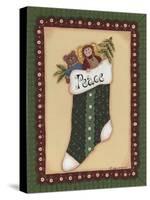 Stocking IV Peace-Debbie McMaster-Stretched Canvas
