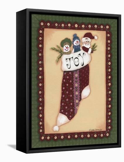 Stocking V Joy-Debbie McMaster-Framed Stretched Canvas