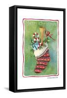 Stocking-Fiona Stokes-Gilbert-Framed Stretched Canvas