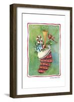 Stocking-Fiona Stokes-Gilbert-Framed Giclee Print