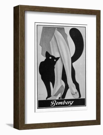 Stockings Advert. 1931-null-Framed Photographic Print