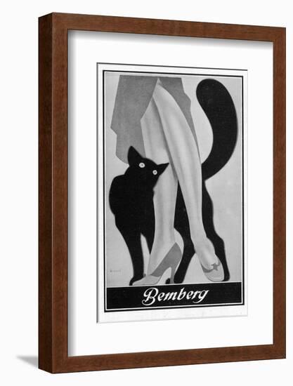 Stockings Advert. 1931-null-Framed Photographic Print