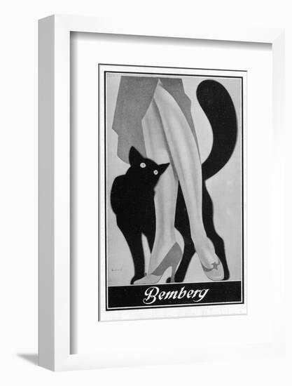 Stockings Advert. 1931-null-Framed Photographic Print