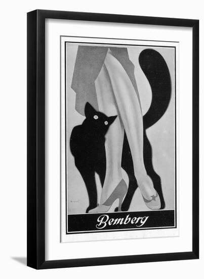 Stockings Advert. 1931-null-Framed Photographic Print