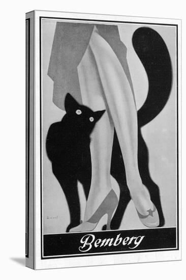 Stockings Advert. 1931-null-Stretched Canvas