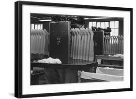 Stockings at a Clothing Factory-null-Framed Photographic Print