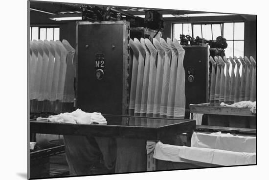 Stockings at a Clothing Factory-null-Mounted Photographic Print