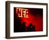 Stockmen Watch the Opening Ceremonies of the National Finals Rodeo-null-Framed Photographic Print