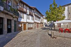 Medieval Buildings in the Santiago Square, also known as Sao Tiago or Sao Thiago, in the Historical-StockPhotosArt-Stretched Canvas