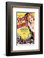 Stocks And Blondes - 1928-null-Framed Giclee Print