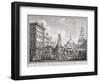 Stocks Market in Poultry, London, C1728-Sutton Nicholls-Framed Giclee Print