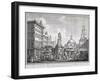 Stocks Market in Poultry, London, C1728-Sutton Nicholls-Framed Giclee Print