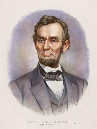Digitally Restored Vintage Abraham Lincoln Print