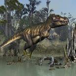 Spinosaurus Dinosaur Skeleton-Stocktrek Images-Art Print
