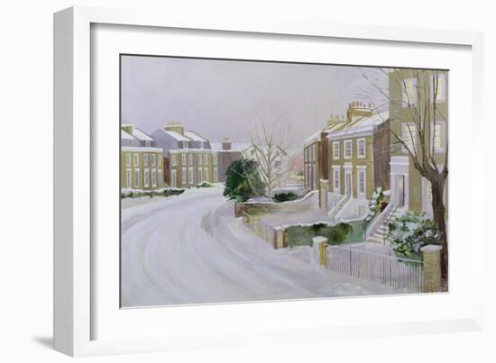 Stockwell under Snow-Sarah Butterfield-Framed Giclee Print