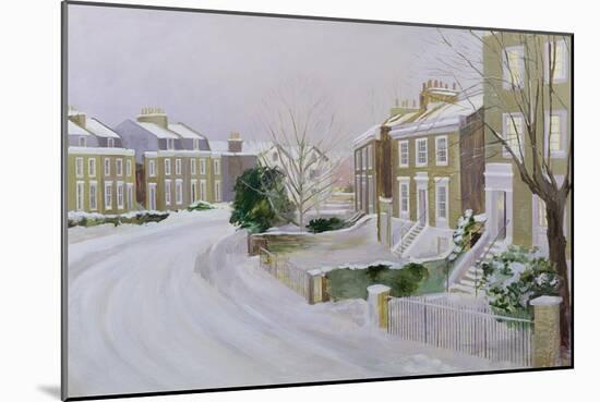 Stockwell under Snow-Sarah Butterfield-Mounted Giclee Print