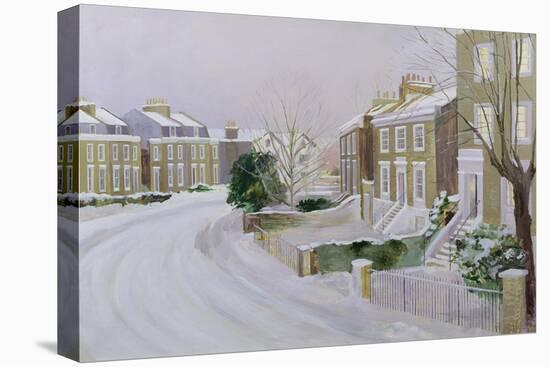 Stockwell under Snow-Sarah Butterfield-Stretched Canvas