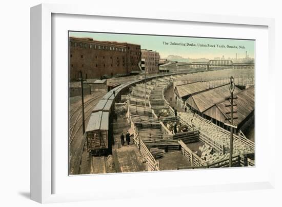 Stockyards, Omaha, Nebraska-null-Framed Art Print