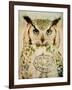 Stoic Owl-Z Studio-Framed Art Print