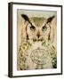 Stoic Owl-Z Studio-Framed Art Print