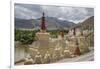 Stok Royal Palace, Stupa near the Palace-Guido Cozzi-Framed Photographic Print