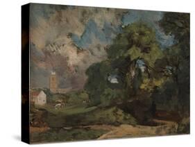 Stoke-by-Nayland, c.1810-11-John Constable-Stretched Canvas