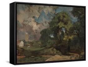 Stoke-by-Nayland, c.1810-11-John Constable-Framed Stretched Canvas