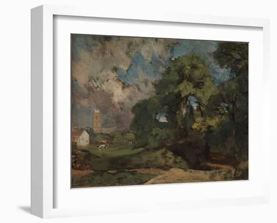 Stoke-by-Nayland, c.1810-11-John Constable-Framed Giclee Print