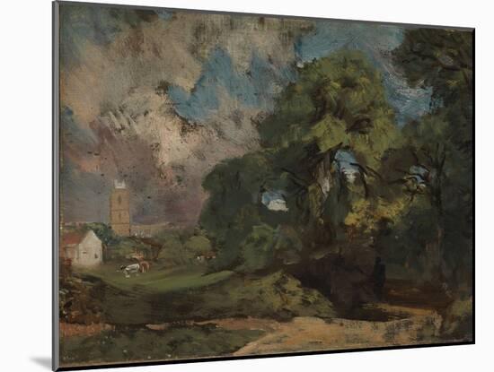 Stoke-by-Nayland, c.1810-11-John Constable-Mounted Giclee Print