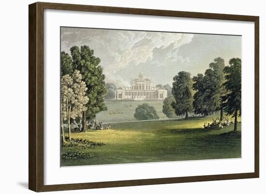 Stoke Park, from Ackermann's "Repository of Arts", Published circa 1826-John Gendall-Framed Giclee Print