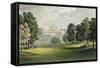 Stoke Park, from Ackermann's "Repository of Arts", Published circa 1826-John Gendall-Framed Stretched Canvas